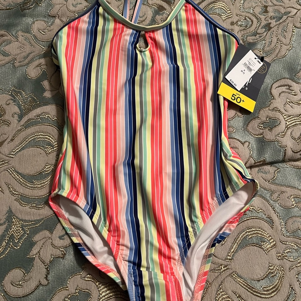GAP Kids Striped One Piece Swimsuit - Multicolor